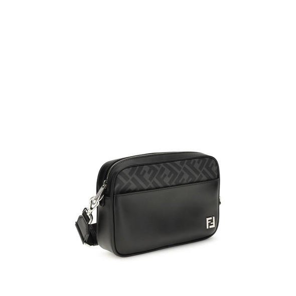 FF leather and canvas Shoulder Bag FF leather and canvas Shoulder Bag