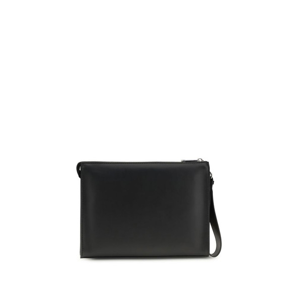 Fendi Leather FF canvas Pouch Fendi Leather FF canvas Pouch