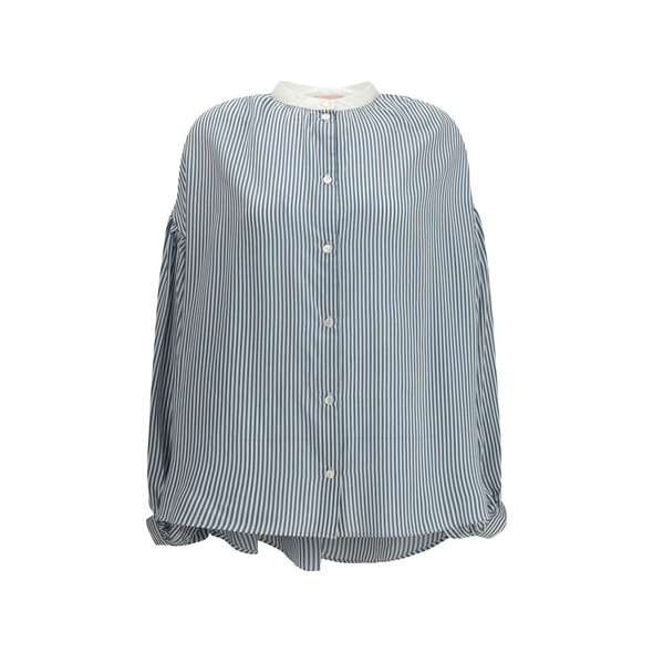 Kristina Ti Striped Shirt with wide sleeves KRKCA0614TI0288VE6BB Kristina Ti Striped Shirt with wide sleeves KRKCA0614TI0288VE6BB