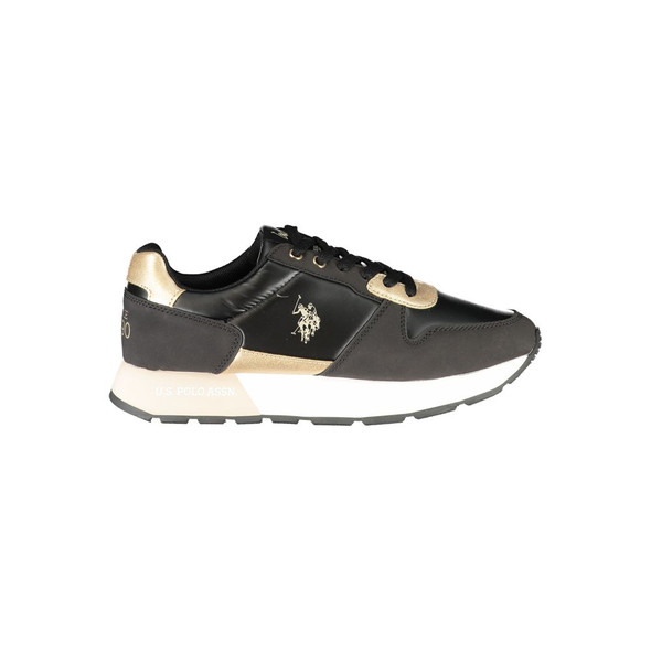 U.S. POLO ASSN. Black Polyester Sneaker US-23773 U.S. POLO ASSN. Black Polyester Sneaker US-23773