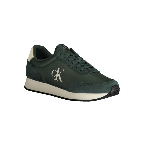 Calvin Klein Green Polyester Sneaker Calvin Klein Green Polyester Sneaker