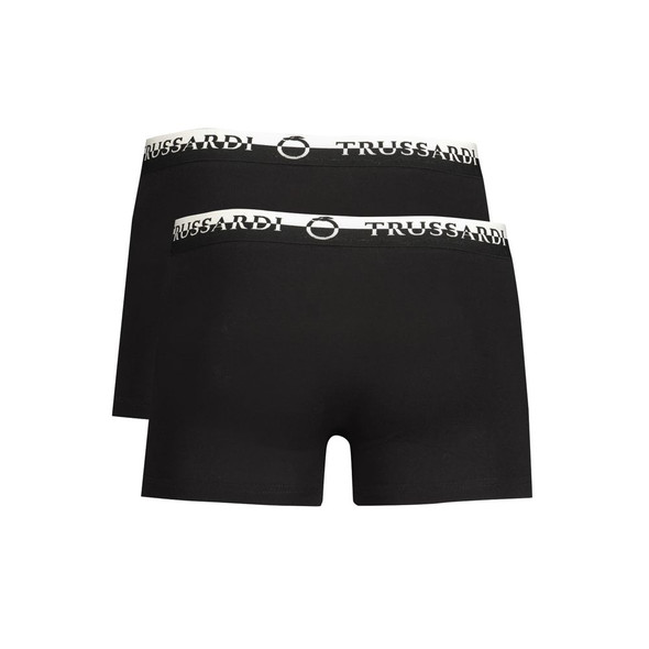 Trussardi Black Cotton Underwear Trussardi Black Cotton Underwear