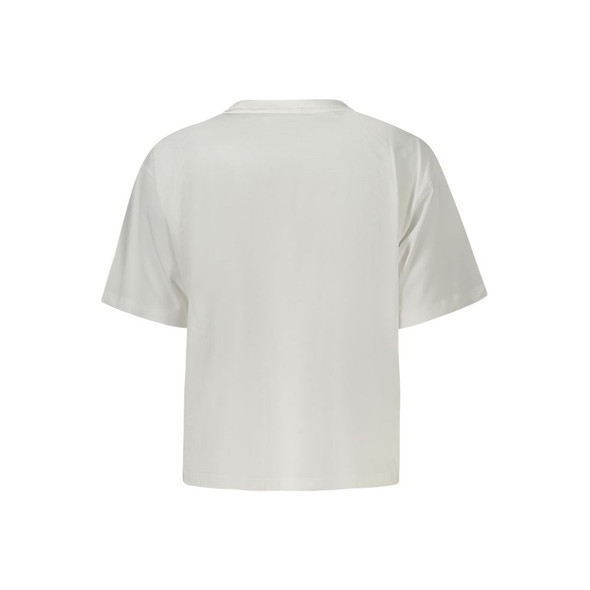 Guess Jeans White Cotton Women T-Shirt GU-39570 Guess Jeans White Cotton Women T-Shirt GU-39570