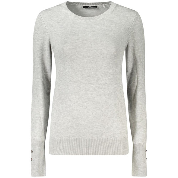 Guess Jeans Gray Viscose Women Sweater Guess Jeans Gray Viscose Women Sweater