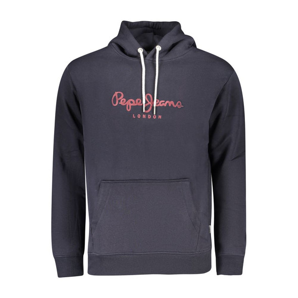 Pepe Jeans Blue Cotton Men Sweater PE-39592 Pepe Jeans Blue Cotton Men Sweater PE-39592