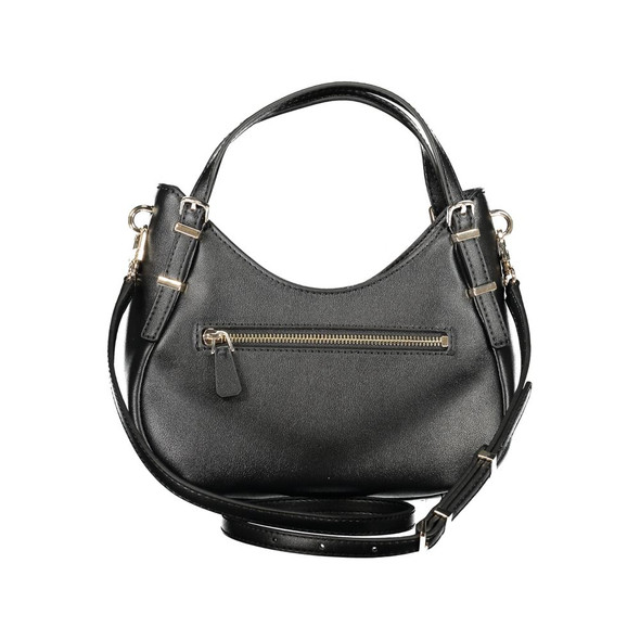 Black Polyethylene Women Handbag GU-39587 Black Polyethylene Women Handbag GU-39587