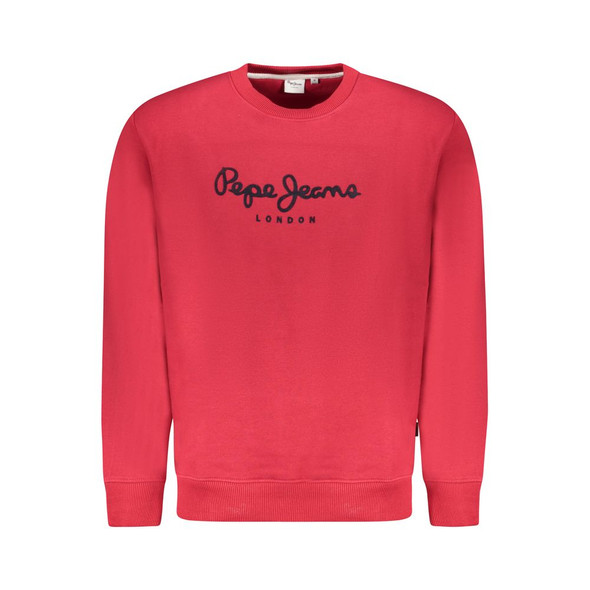 Pepe Jeans Red Cotton Men Sweater Pepe Jeans Red Cotton Men Sweater