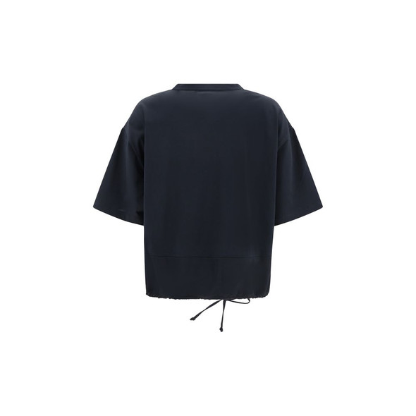 Fabiana Filippi Silk detail T-shirt Fabiana Filippi Silk detail T-shirt