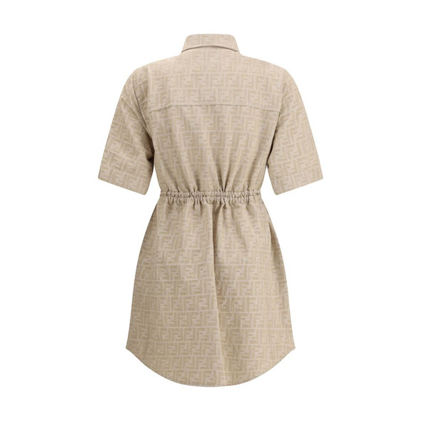 Fendi Chambray Dress FEFLD562ASMFF1SAZBB Fendi Chambray Dress FEFLD562ASMFF1SAZBB