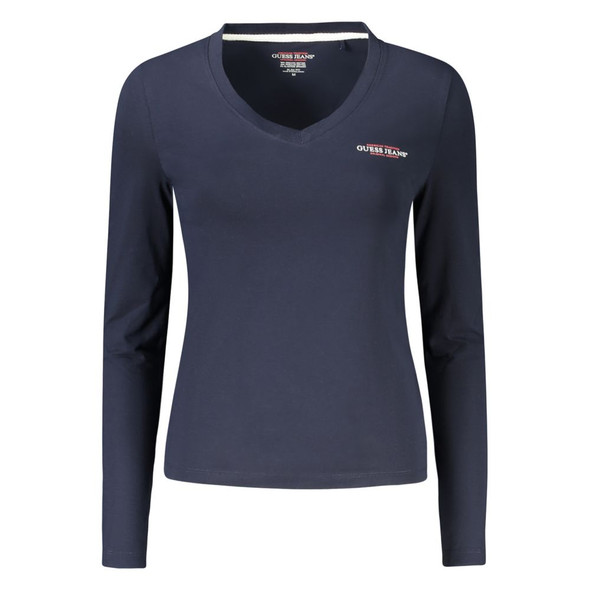 Guess Jeans Blue Cotton Women T-Shirt Guess Jeans Blue Cotton Women T-Shirt