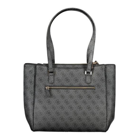 Black Polyethylene Women Handbag GU-39581 Black Polyethylene Women Handbag GU-39581