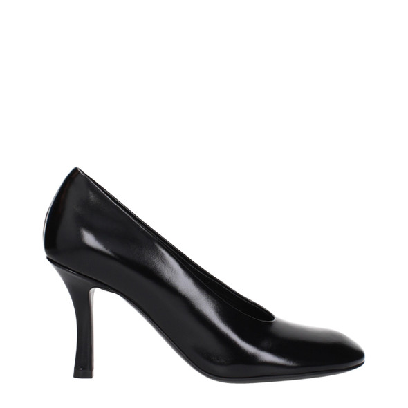 Burberry Black Leather High Heel Pumps Burberry Black Leather High Heel Pumps