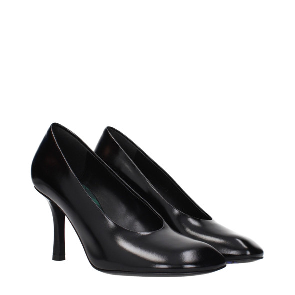 Black Leather High Heel Pumps BU15265303167241BT Black Leather High Heel Pumps BU15265303167241BT