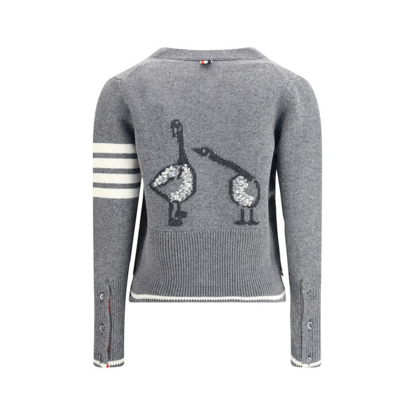 Thom Browne Virgin wool Cardigan with embrodery geese Thom Browne Virgin wool Cardigan with embrodery geese