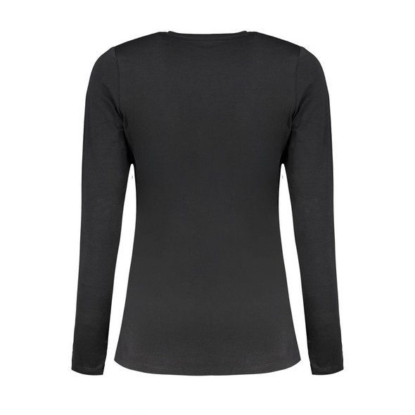 Pepe Jeans Black Cotton Tops & T-Shirt PE-31360 Pepe Jeans Black Cotton Tops & T-Shirt PE-31360