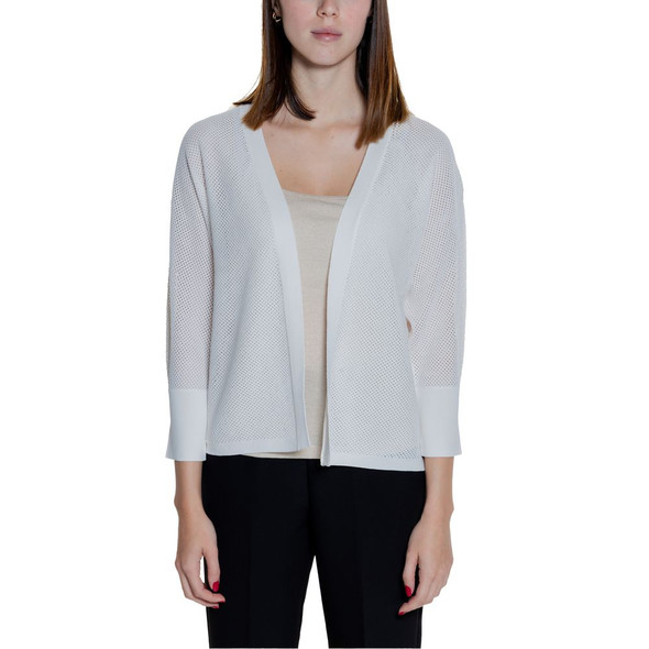 Street One White Viscose Cardigan Street One White Viscose Cardigan