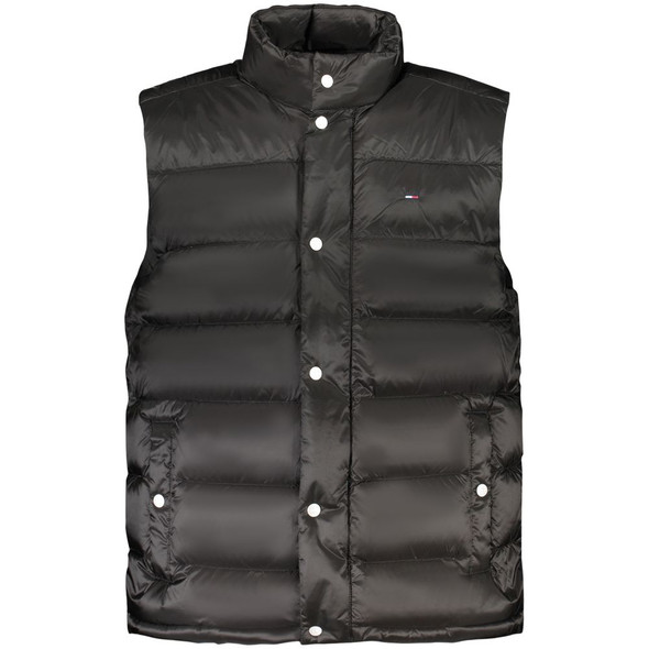 Black Nylon Men Jacket TO-39454 Black Nylon Men Jacket TO-39454