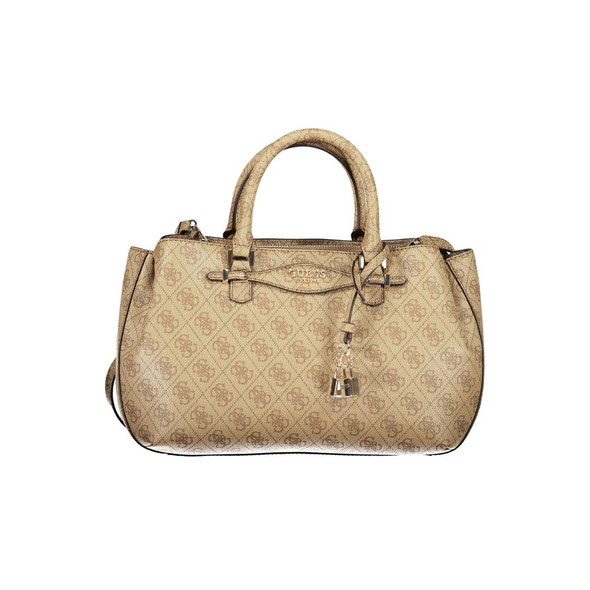 Guess Jeans Beige Polyethylene Women Handbag GU-39584 Guess Jeans Beige Polyethylene Women Handbag GU-39584