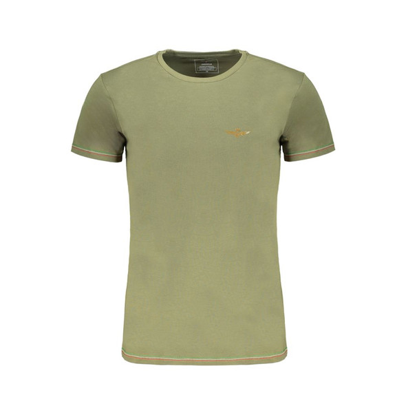 Aeronautica Militare Green Cotton T-Shirt Aeronautica Militare Green Cotton T-Shirt
