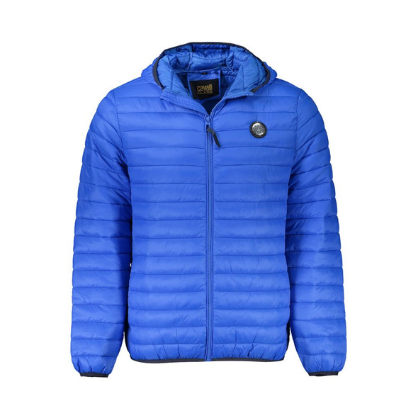 Cavalli Class Blue Polyamide Men Jacket CA-31946 Cavalli Class Blue Polyamide Men Jacket CA-31946