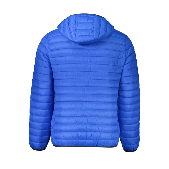 Cavalli Class Blue Polyamide Men Jacket CA-31946 Cavalli Class Blue Polyamide Men Jacket CA-31946