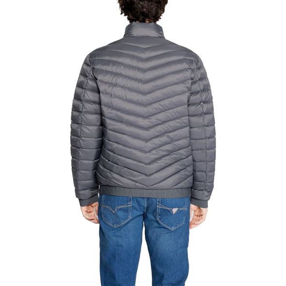 Gray Polyester Jackets & Coat AR7251700138RO Gray Polyester Jackets & Coat AR7251700138RO
