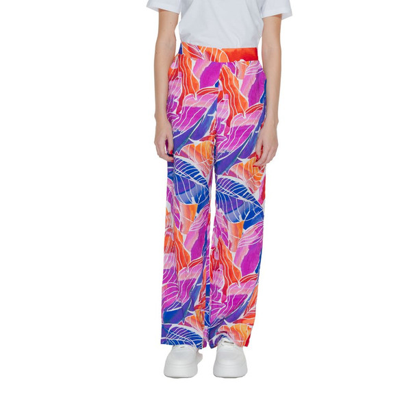Vila Clothes Multicolor Viscose Pant Vila Clothes Multicolor Viscose Pant