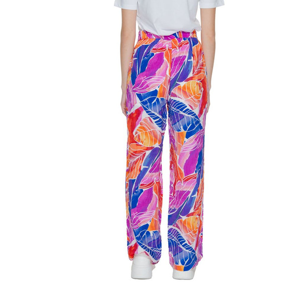 Vila Clothes Multicolor Viscose Pant Vila Clothes Multicolor Viscose Pant