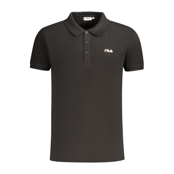 Black Cotton Men Polo Shirt FI-35409 Black Cotton Men Polo Shirt FI-35409