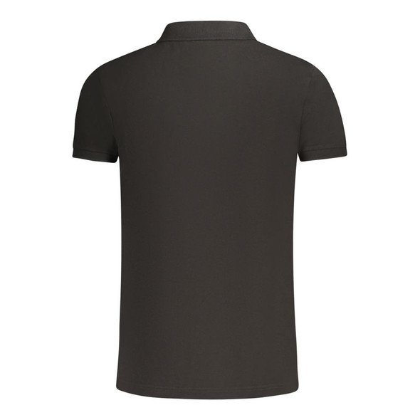Black Cotton Men Polo Shirt FI-35409 Black Cotton Men Polo Shirt FI-35409