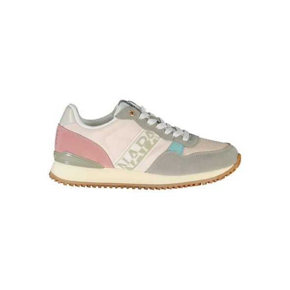Pink Polyester Women Sneaker Pink Polyester Women Sneaker