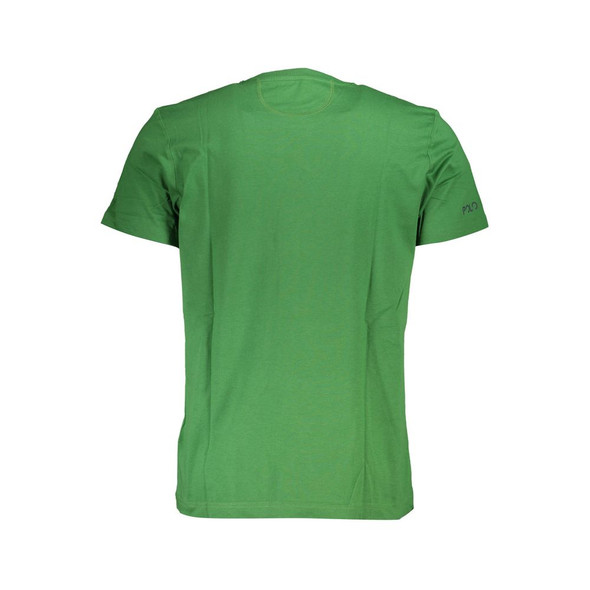 La Martina Green Cotton Men T-Shirt LA-37255 La Martina Green Cotton Men T-Shirt LA-37255