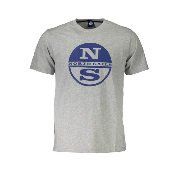 North Sails Brown Cotton Men T-Shirt NO-37535 North Sails Brown Cotton Men T-Shirt NO-37535