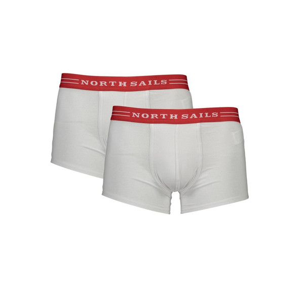 North Sails White Cotton Men Boxer NO-37671 North Sails White Cotton Men Boxer NO-37671