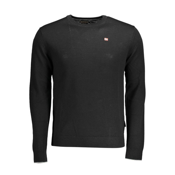 Black Wool Men Sweater NA-37937 Black Wool Men Sweater NA-37937