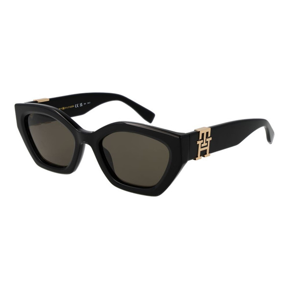 Tommy Hilfiger Black Women Sunglasses TO-1052451 Tommy Hilfiger Black Women Sunglasses TO-1052451