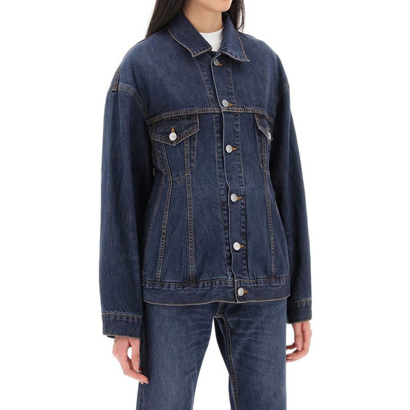 Balenciaga 'Hourglass' Denim Jacket Balenciaga 'Hourglass' Denim Jacket