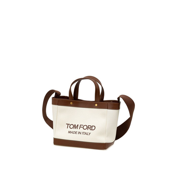 Tom Ford Beige Cotton Tote Bag Tom Ford Beige Cotton Tote Bag