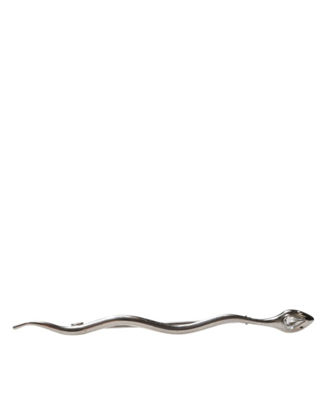 Silver Brass Crystal Spilla Serpente Mens Brooch Pin SMY10788 Silver Brass Crystal Spilla Serpente Mens Brooch Pin SMY10788