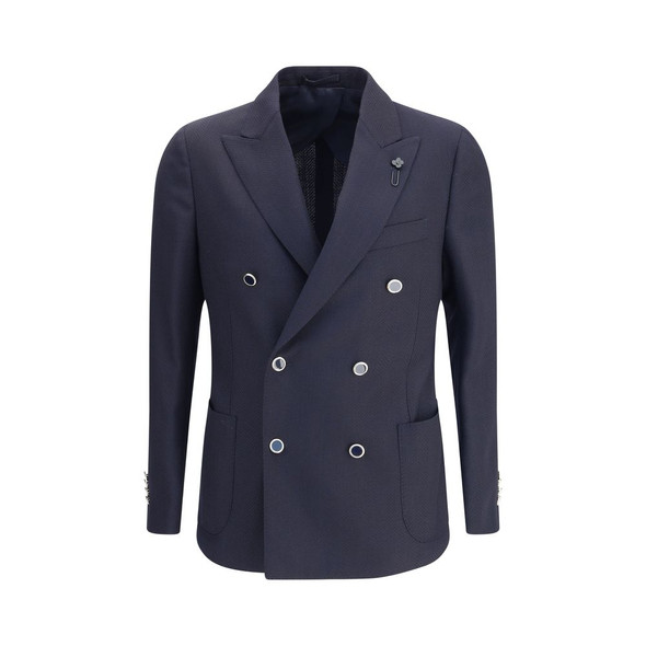 Lardini Double-breasted Blazer LACN660AEJ20CN65502860BB Lardini Double-breasted Blazer LACN660AEJ20CN65502860BB