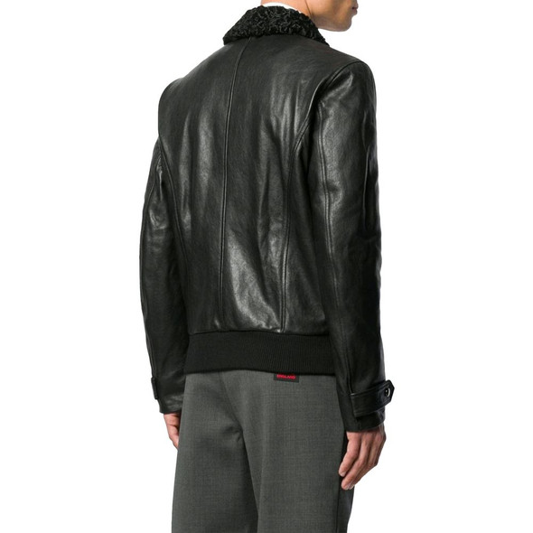 Dolce & Gabbana Black Lambskin Jacket Dolce & Gabbana Black Lambskin Jacket