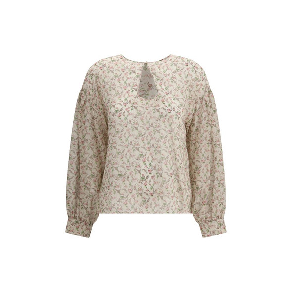 Floral print silk blouse Floral print silk blouse