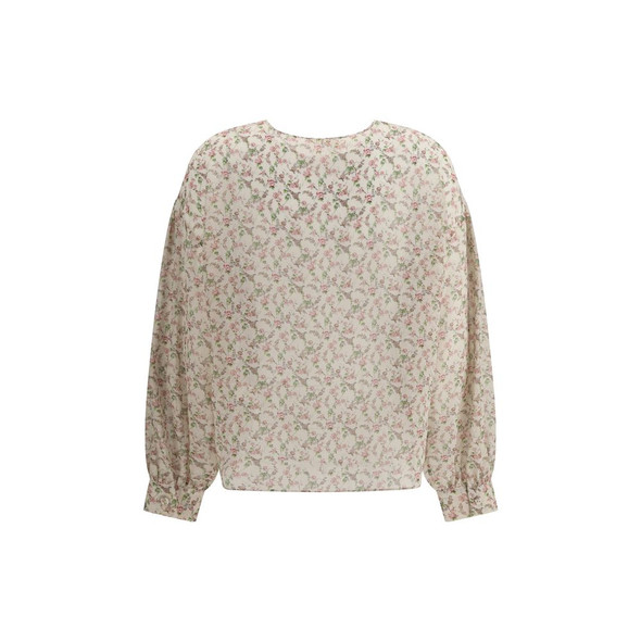 Floral print silk blouse Floral print silk blouse