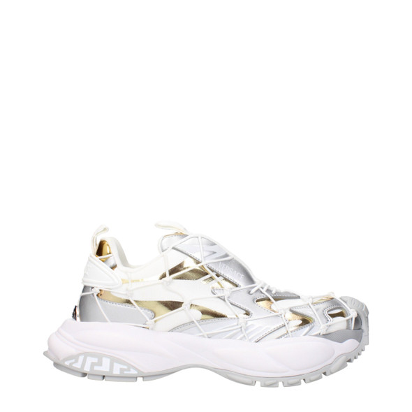 White Fabric Chunky Sneakers VE15248553050377BT White Fabric Chunky Sneakers VE15248553050377BT