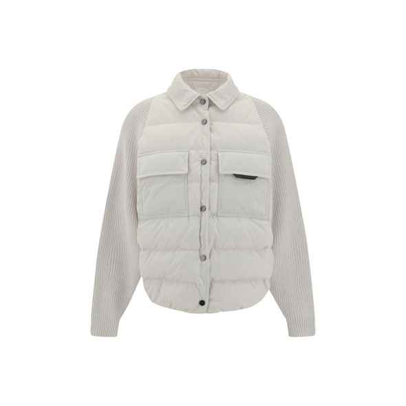 Brunello Cucinelli Jacket with iconic jewelry details BRMD5997695C1709BB Brunello Cucinelli Jacket with iconic jewelry details BRMD5997695C1709BB