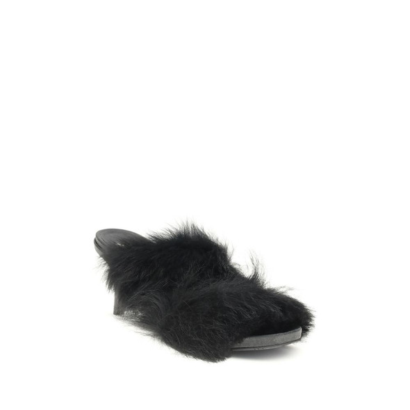 Pedro García Fur-trimmed mules Sandals Pedro García Fur-trimmed mules Sandals