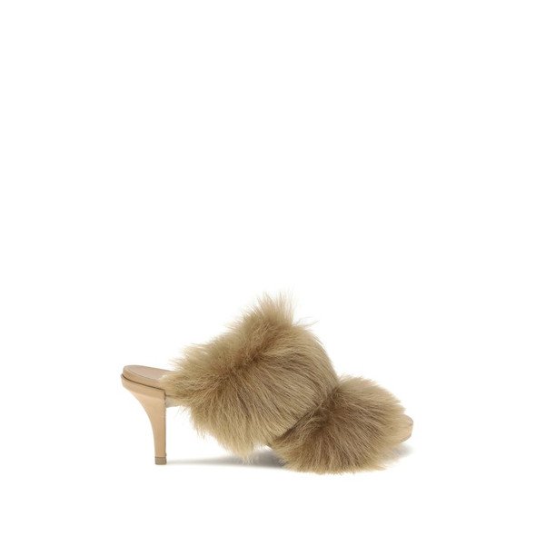 Pedro García Fur-trimmed mules Sandals PECISSY01002BB Pedro García Fur-trimmed mules Sandals PECISSY01002BB