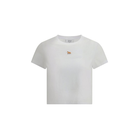 Maison Kitsuné Fox Baby crop T-Shirt MAPW00111KJ7026P100BB Maison Kitsuné Fox Baby crop T-Shirt MAPW00111KJ7026P100BB