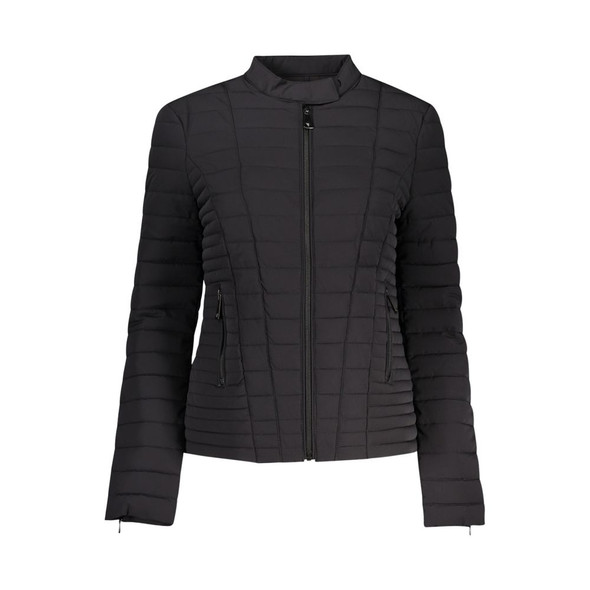 Guess Jeans Black Polyethylene Jackets & Coat GU-31981 Guess Jeans Black Polyethylene Jackets & Coat GU-31981