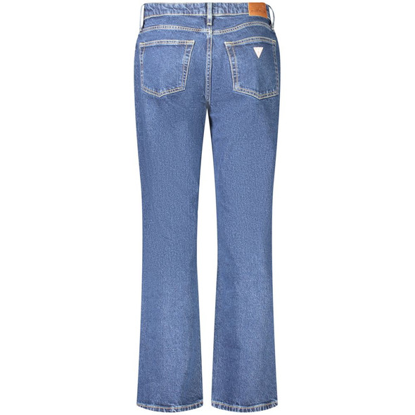 Guess Jeans Blue Cotton Women's Straight Jean Guess Jeans Blue Cotton Women's Straight Jean